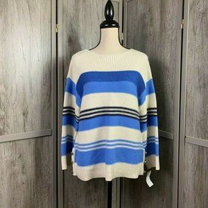 Charter Club NWT Pretty Striped Sweater